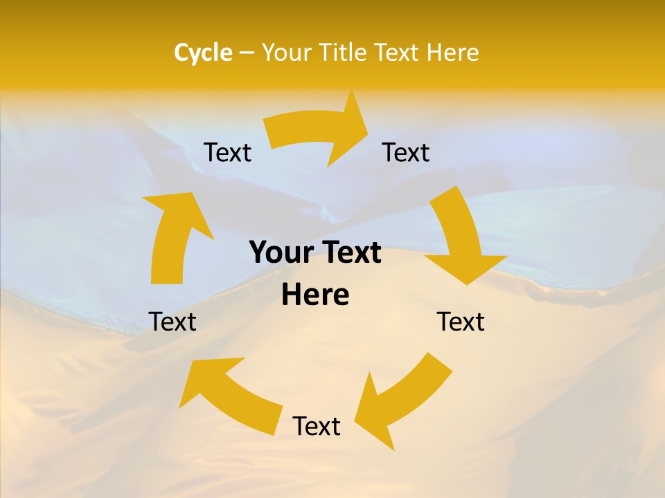 Ukrainian Flag PowerPoint Template