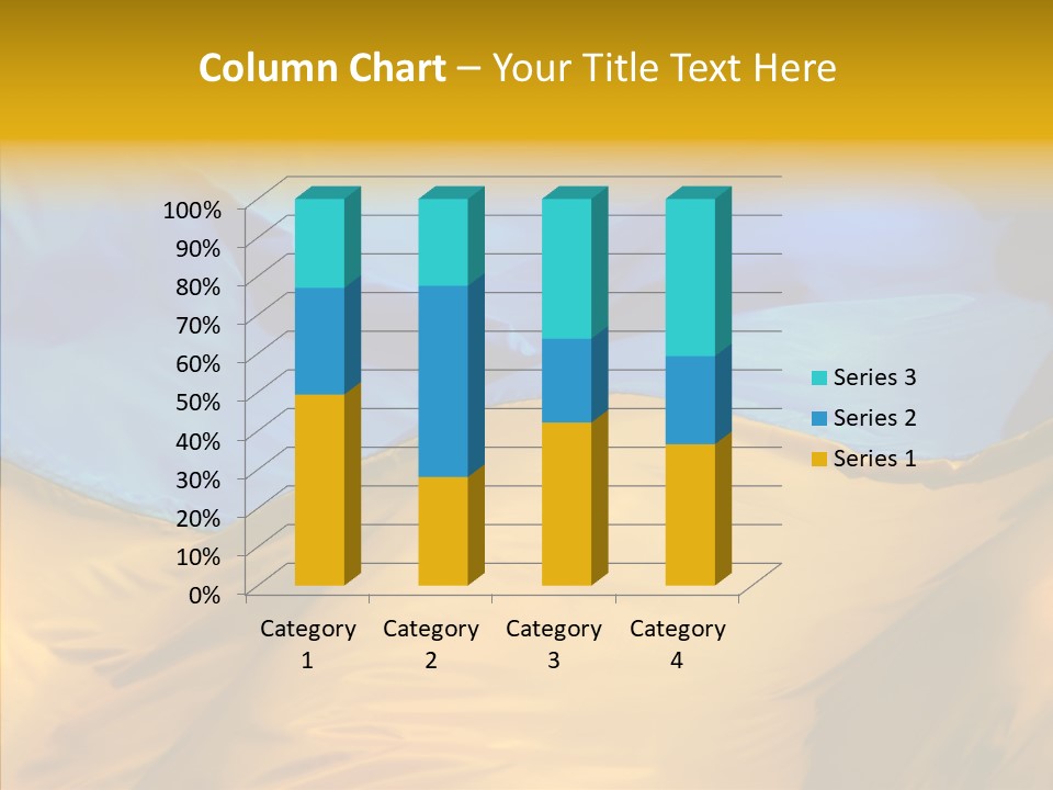 Ukrainian Flag PowerPoint Template
