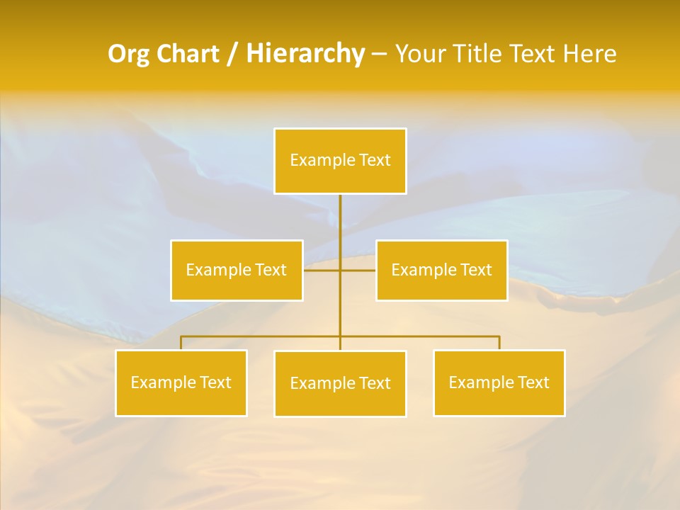 Ukrainian Flag PowerPoint Template