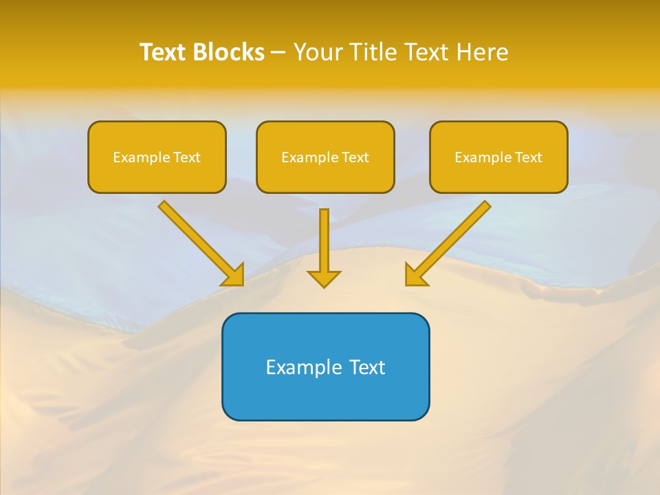 Ukrainian Flag PowerPoint Template