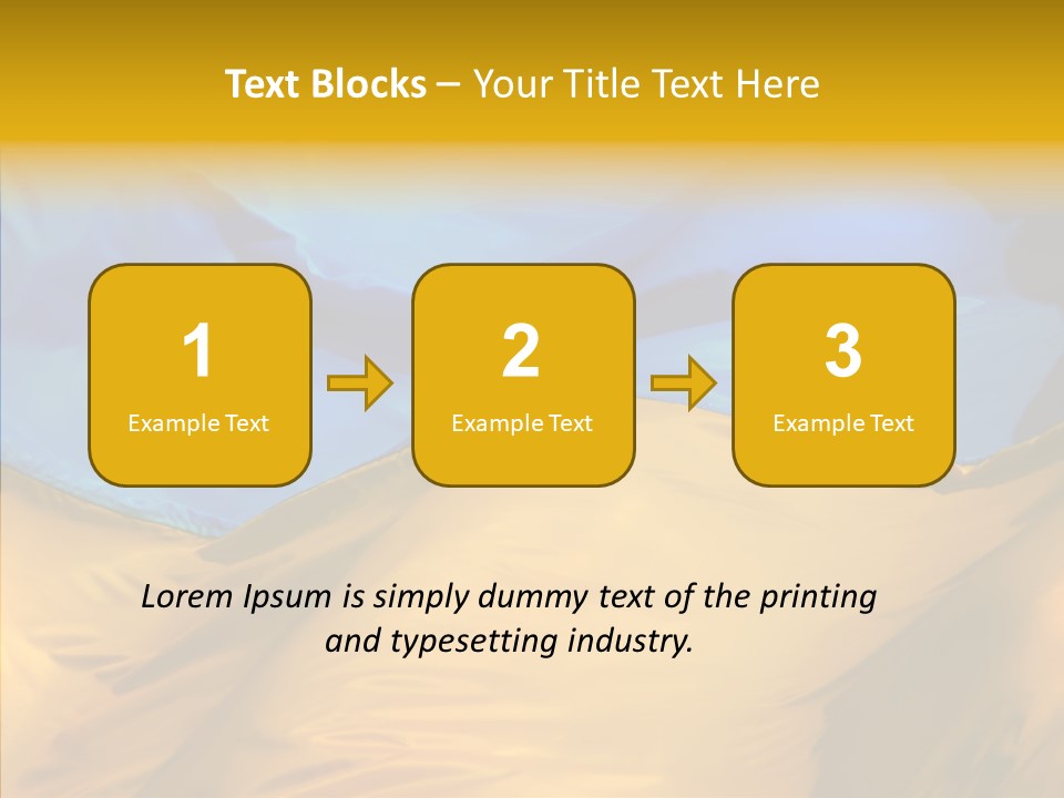 Ukrainian Flag PowerPoint Template
