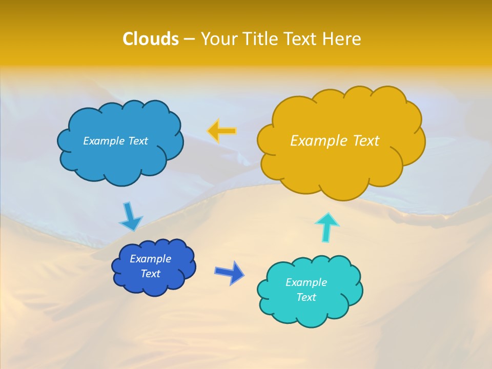 Ukrainian Flag PowerPoint Template