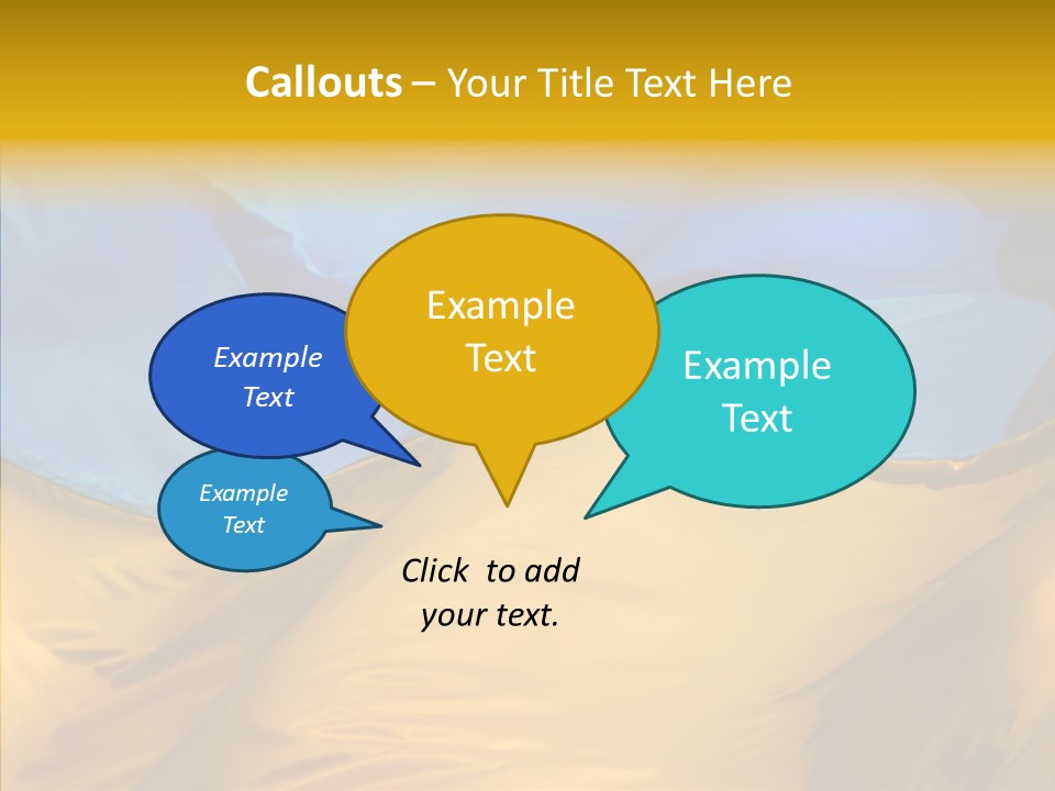 Ukrainian Flag PowerPoint Template