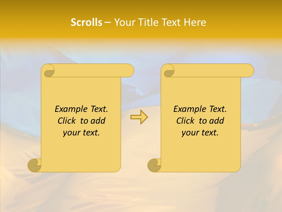 Ukrainian Flag PowerPoint Template