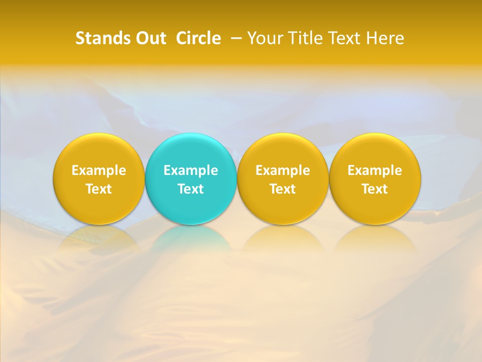 Ukrainian Flag PowerPoint Template