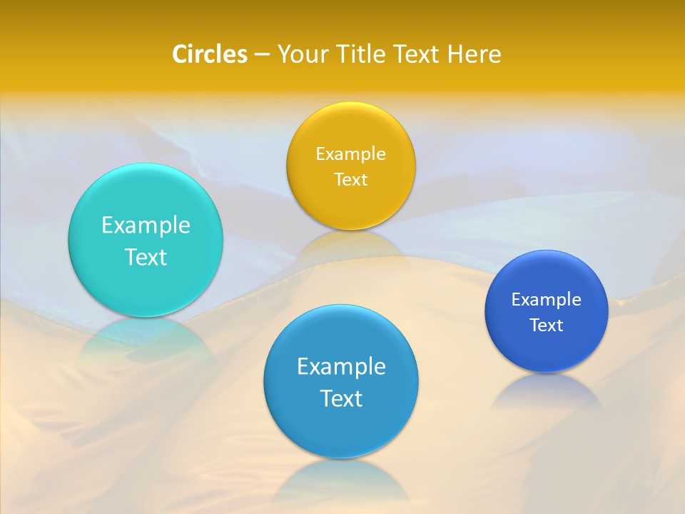 Ukrainian Flag PowerPoint Template