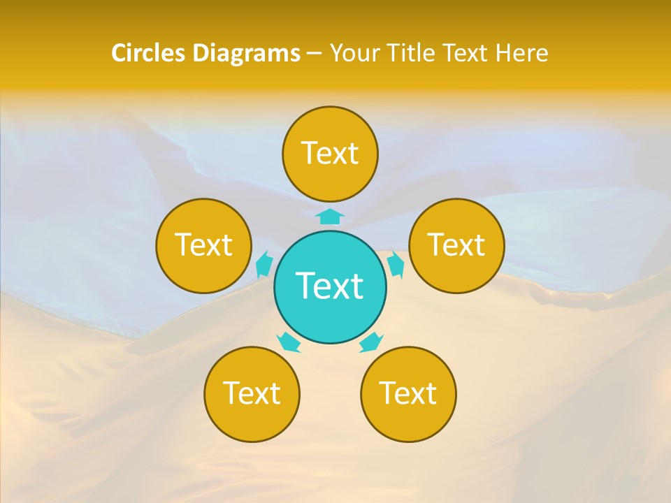 Ukrainian Flag PowerPoint Template