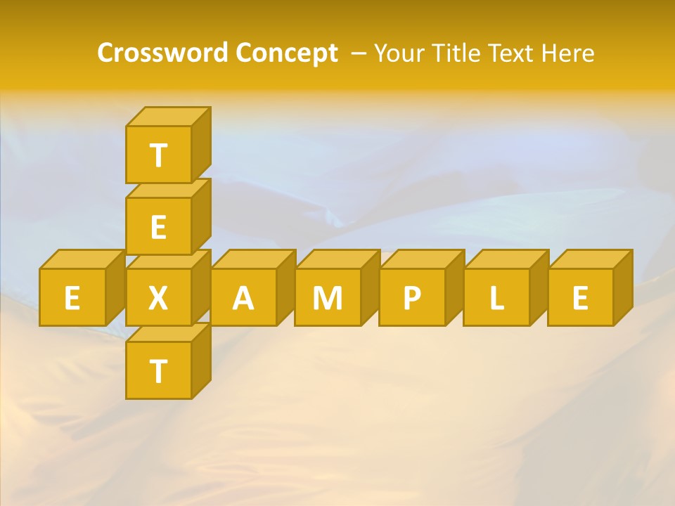 Ukrainian Flag PowerPoint Template