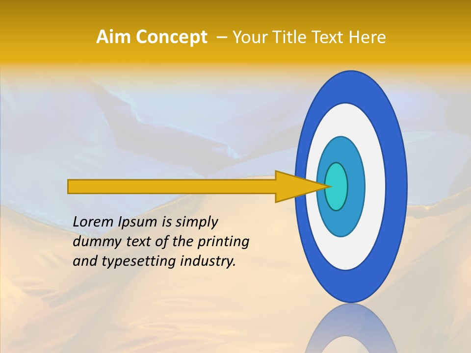 Ukrainian Flag PowerPoint Template