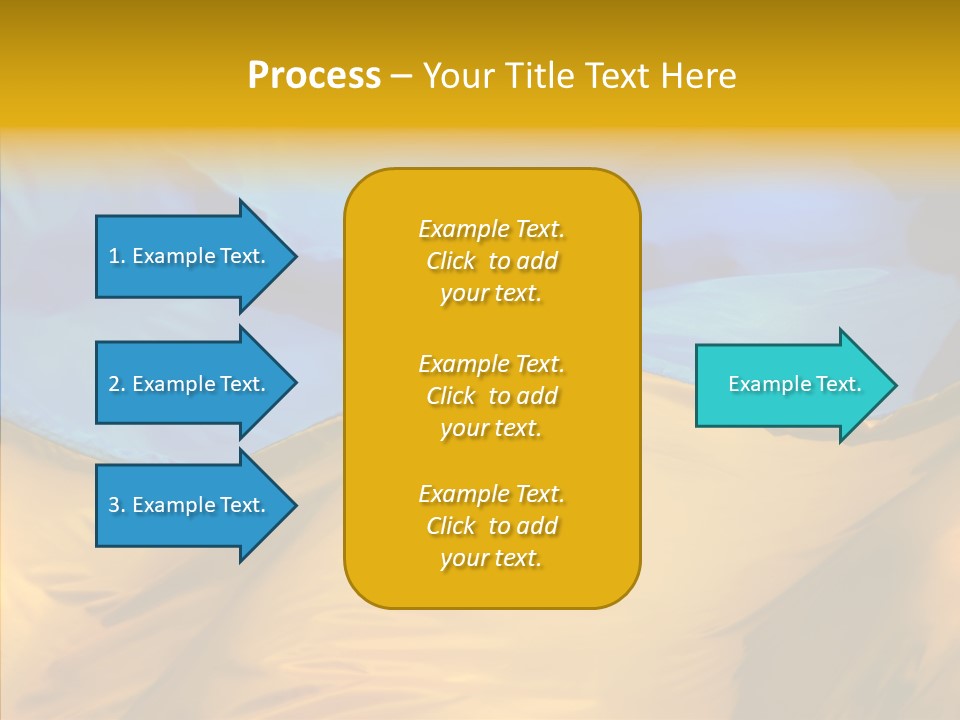 Ukrainian Flag PowerPoint Template