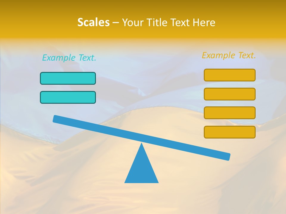 Ukrainian Flag PowerPoint Template