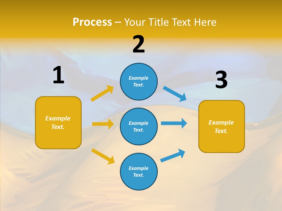 Ukrainian Flag PowerPoint Template