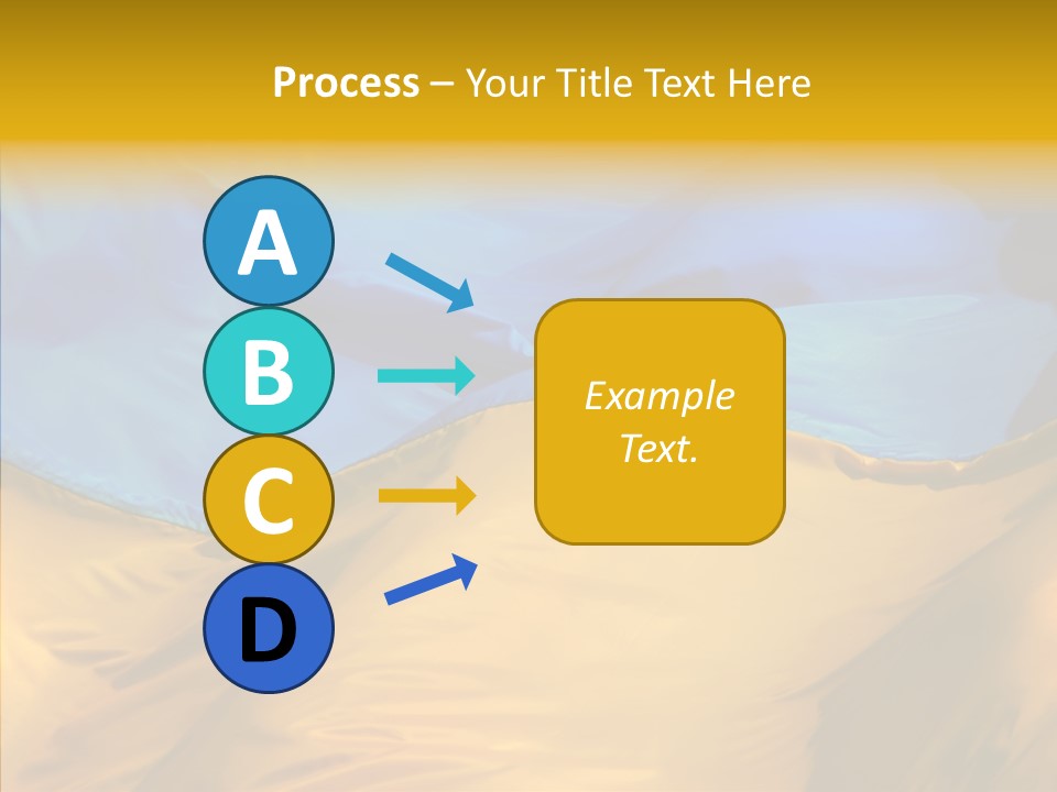 Ukrainian Flag PowerPoint Template