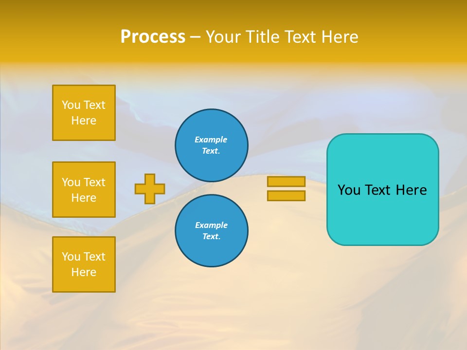 Ukrainian Flag PowerPoint Template