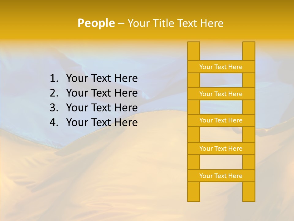 Ukrainian Flag PowerPoint Template