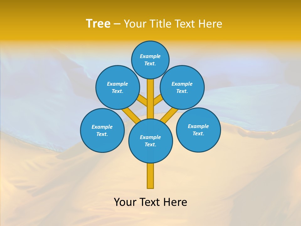 Ukrainian Flag PowerPoint Template