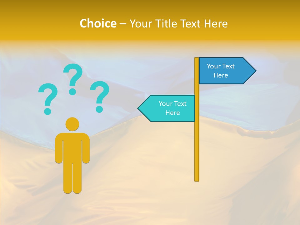 Ukrainian Flag PowerPoint Template