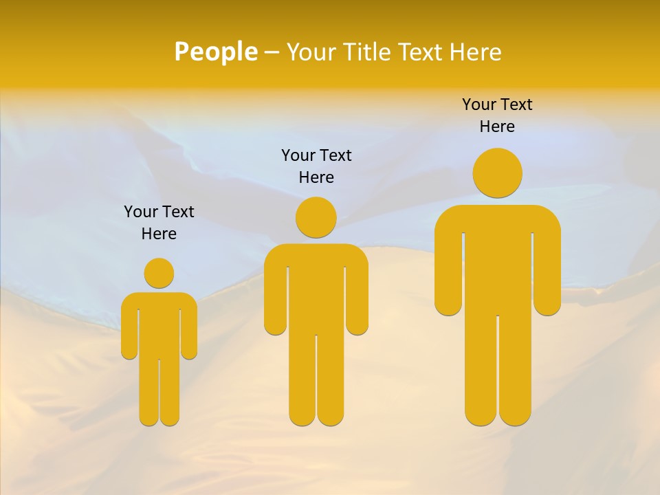 Ukrainian Flag PowerPoint Template