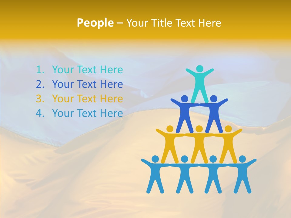 Ukrainian Flag PowerPoint Template