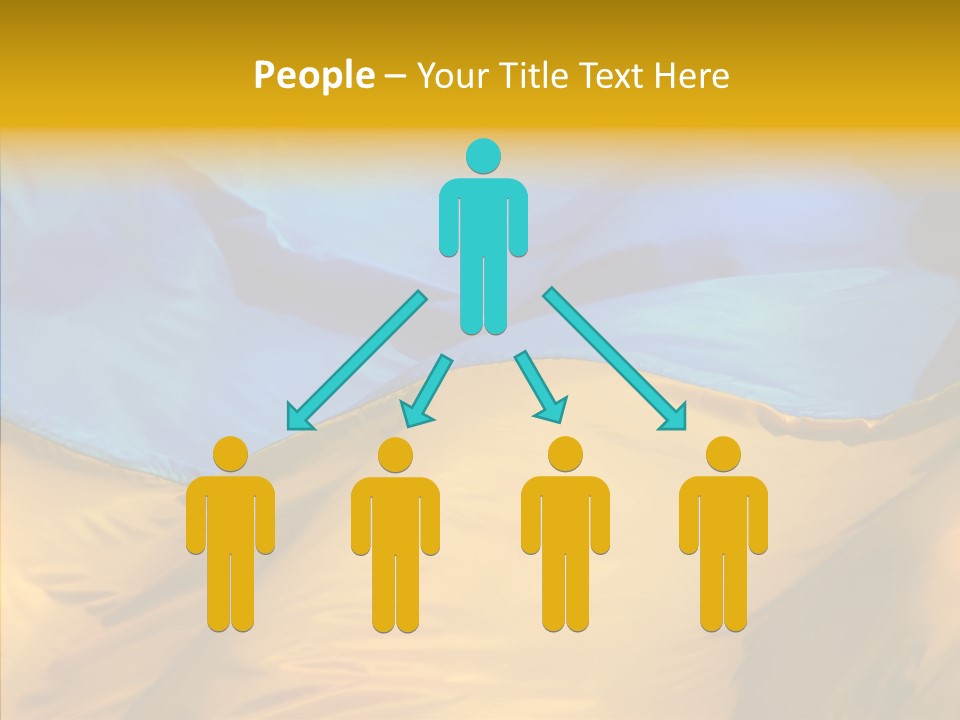 Ukrainian Flag PowerPoint Template