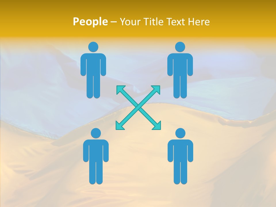 Ukrainian Flag PowerPoint Template