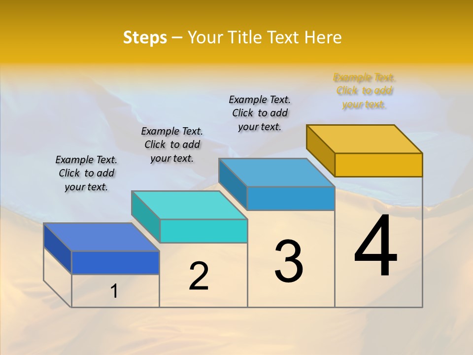 Ukrainian Flag PowerPoint Template