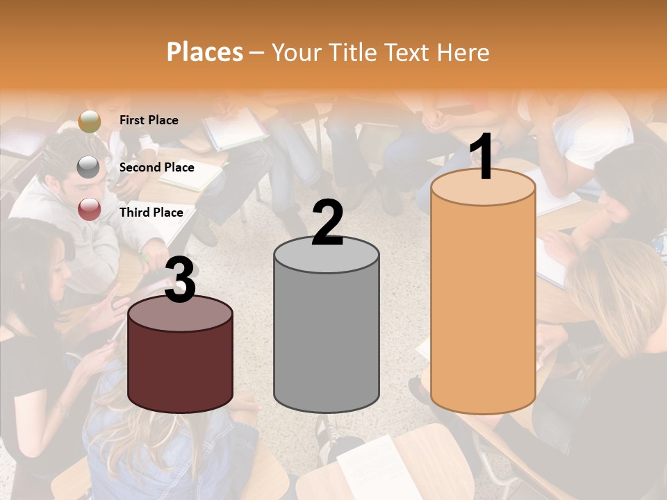 Adult Men Smile PowerPoint Template