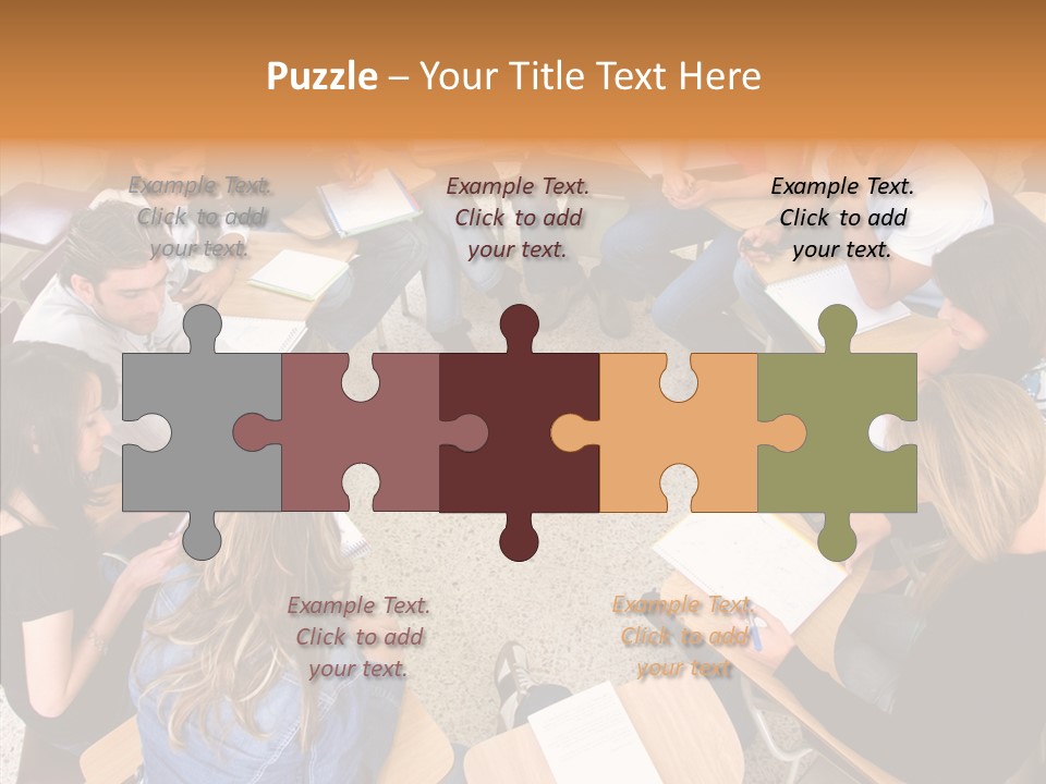 Adult Men Smile PowerPoint Template