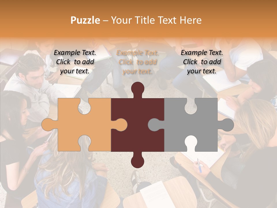 Adult Men Smile PowerPoint Template