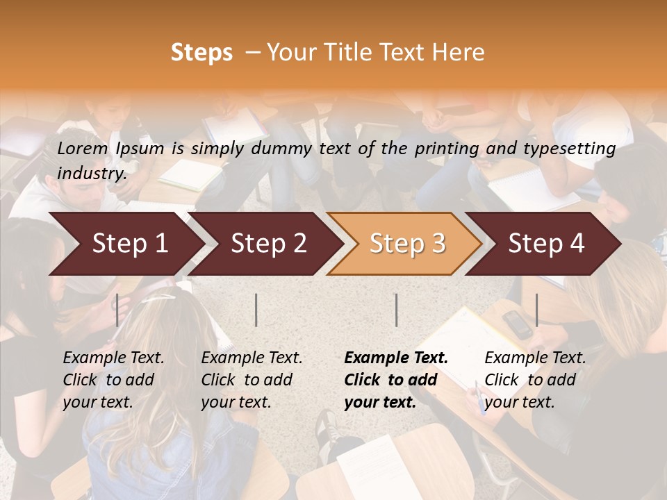 Adult Men Smile PowerPoint Template