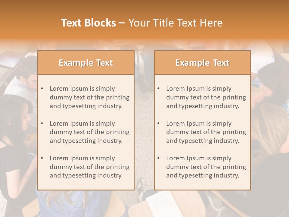 Adult Men Smile PowerPoint Template