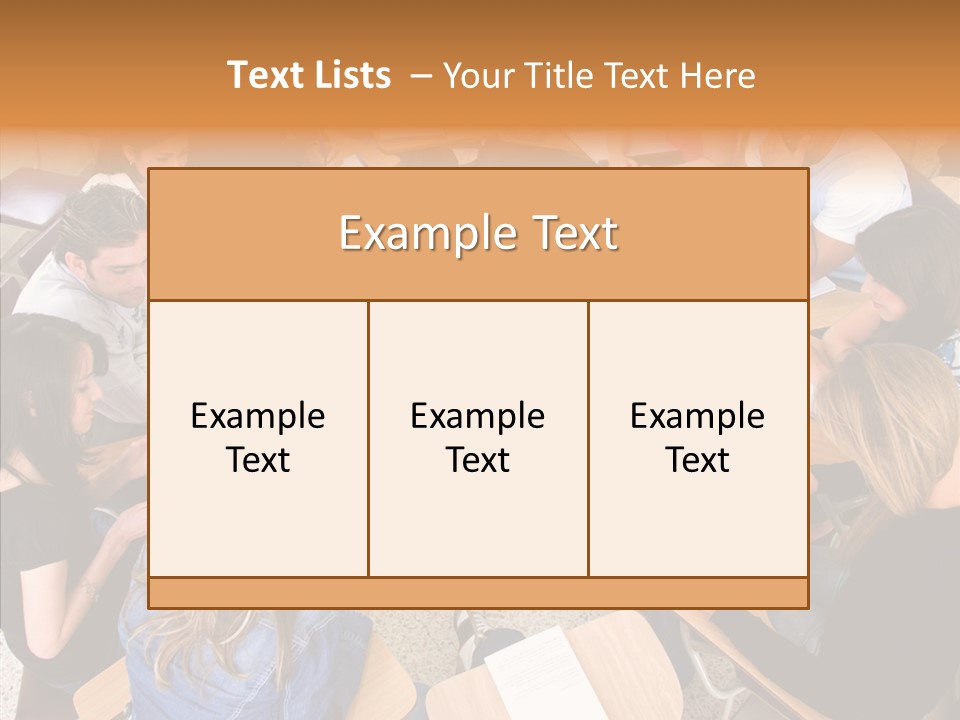 Adult Men Smile PowerPoint Template