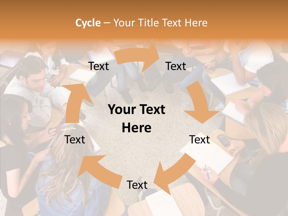 Adult Men Smile PowerPoint Template