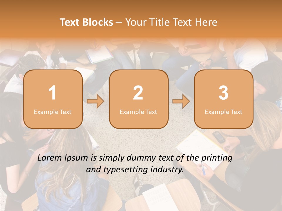 Adult Men Smile PowerPoint Template