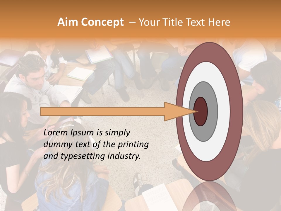 Adult Men Smile PowerPoint Template