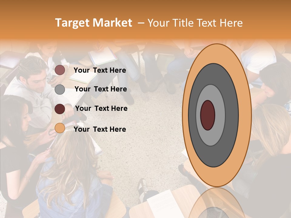 Adult Men Smile PowerPoint Template