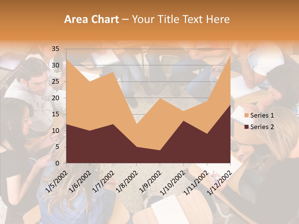 Adult Men Smile PowerPoint Template
