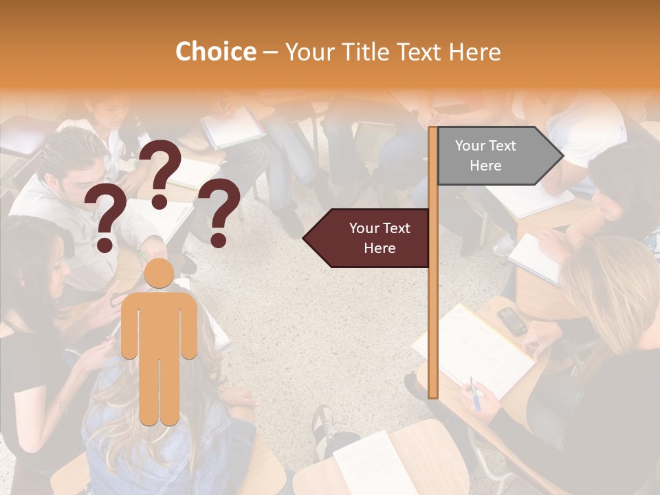 Adult Men Smile PowerPoint Template