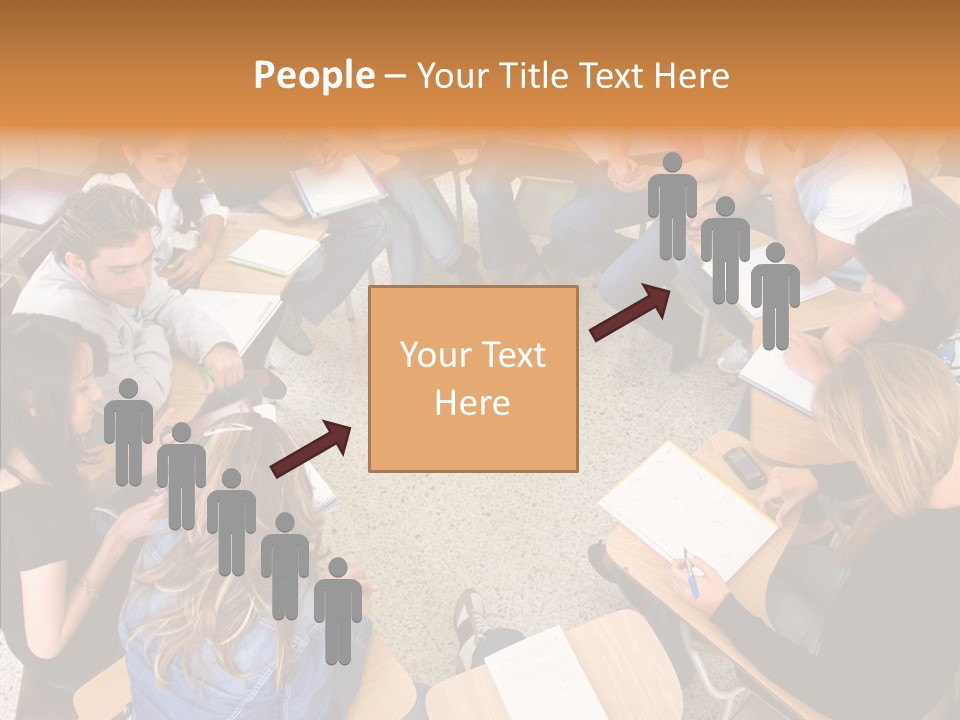 Adult Men Smile PowerPoint Template