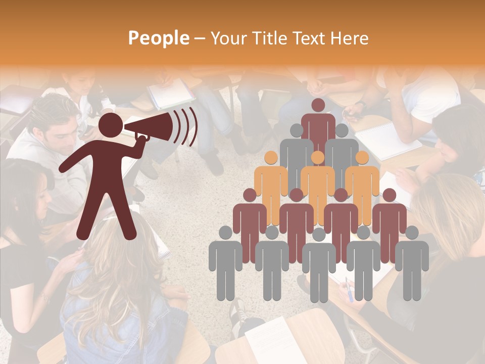 Adult Men Smile PowerPoint Template