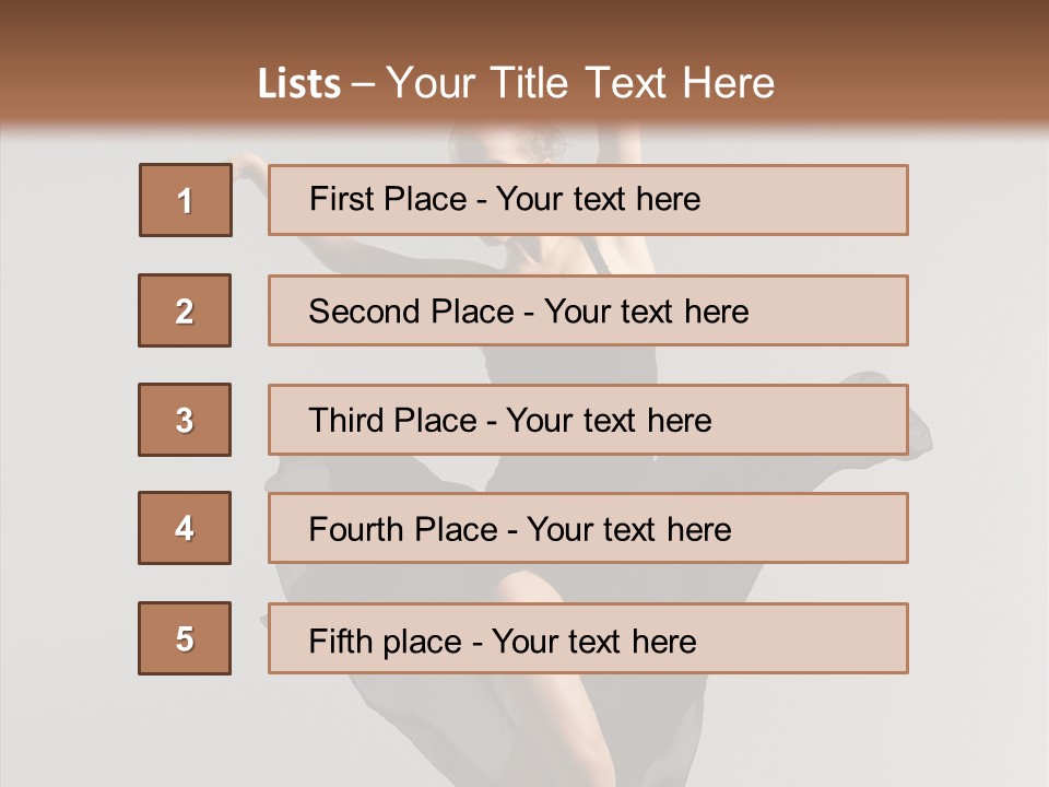 Sport Fashion Exercise PowerPoint Template