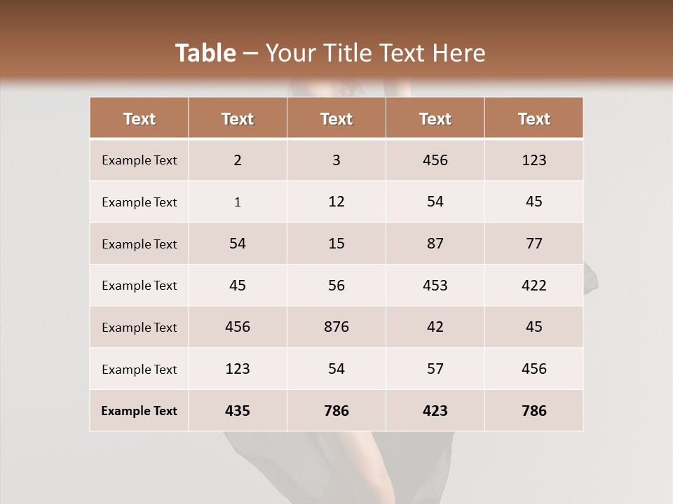 Sport Fashion Exercise PowerPoint Template