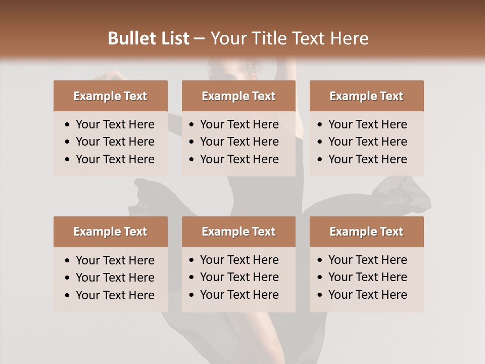 Sport Fashion Exercise PowerPoint Template