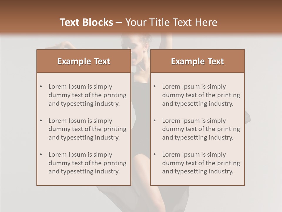 Sport Fashion Exercise PowerPoint Template