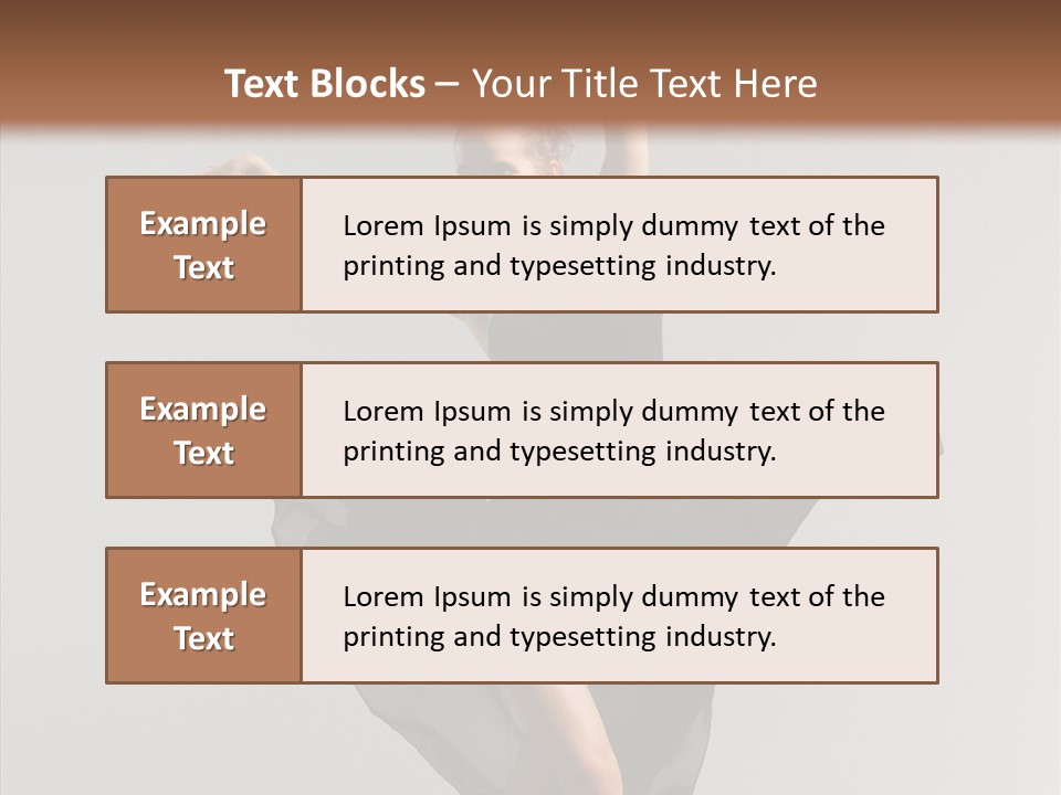 Sport Fashion Exercise PowerPoint Template