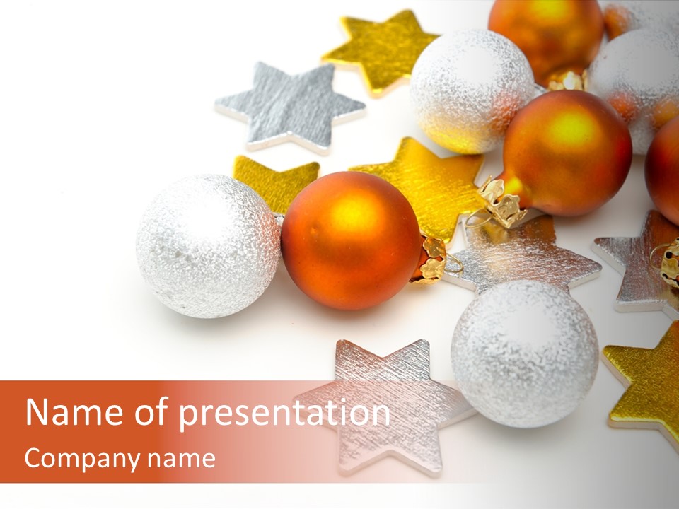 Reflection Art Xmas PowerPoint Template