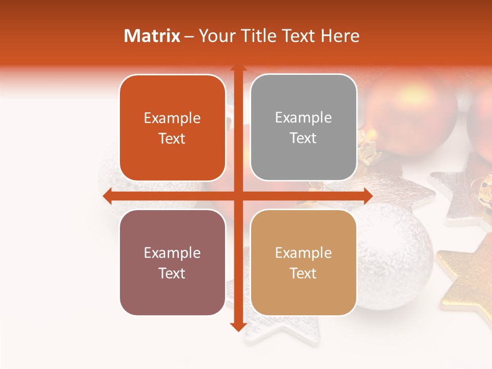 Reflection Art Xmas PowerPoint Template