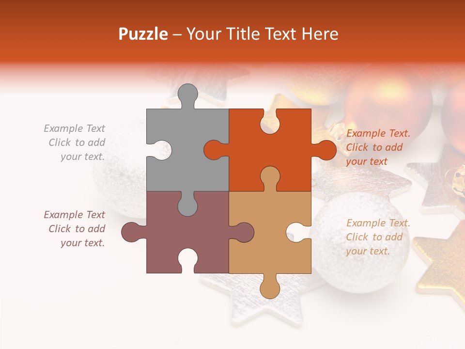 Reflection Art Xmas PowerPoint Template