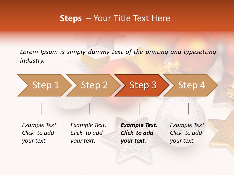 Reflection Art Xmas PowerPoint Template