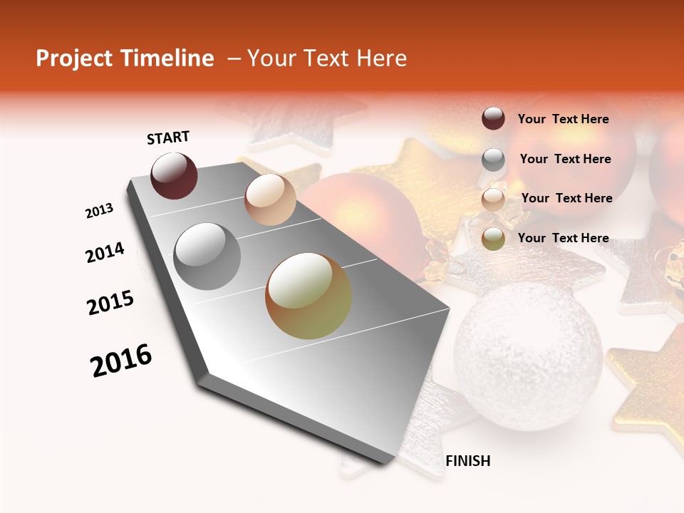 Reflection Art Xmas PowerPoint Template